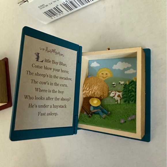 Mother Goose Books Collectors Series Hallmark Ornaments - Set of 3 - Picture 4 of 7